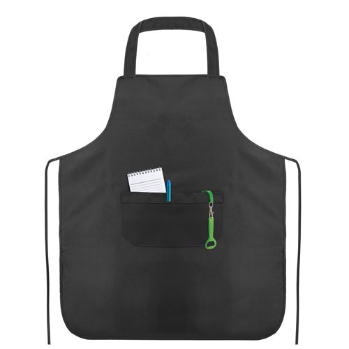 BREATHEABLE WATERPROOF APRON "KATY" - Black