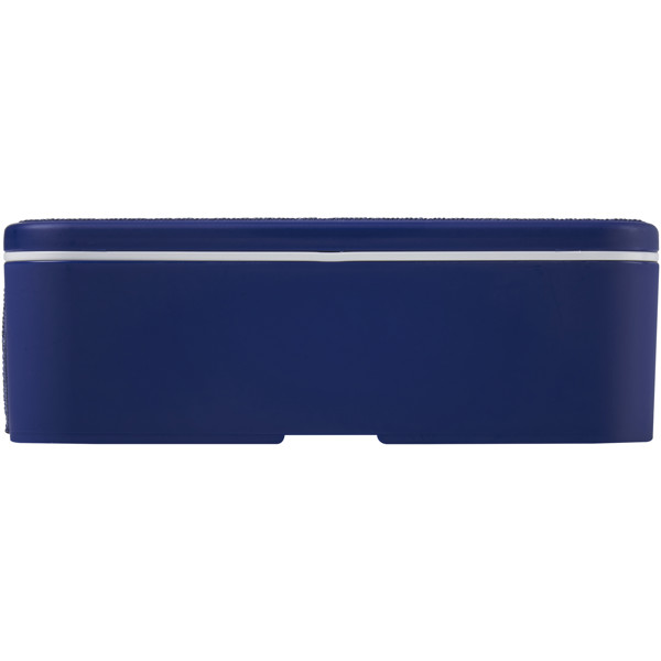 Lunch box MIYO 700 ml à un bloc - Bleu / Bleu