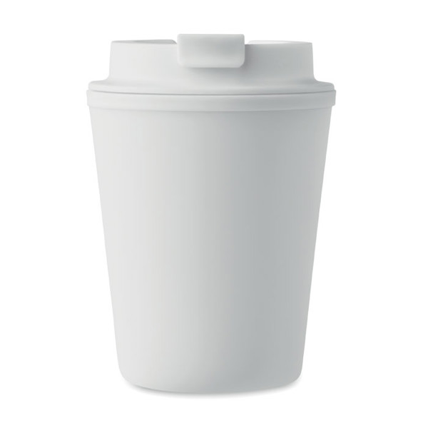 Tridus PP tumbler, double wall, 300 ml - White