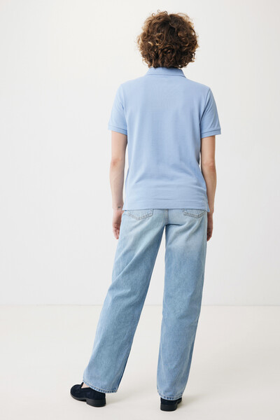 Polo tričko IQONIQ Yosemite z recykl. bavlny - Sky Blue / XXS