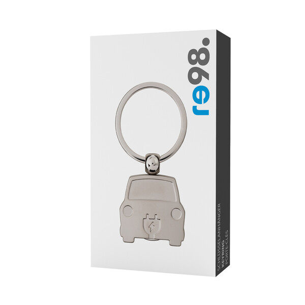 Key Ring DRIVE IN - matt-silver finish