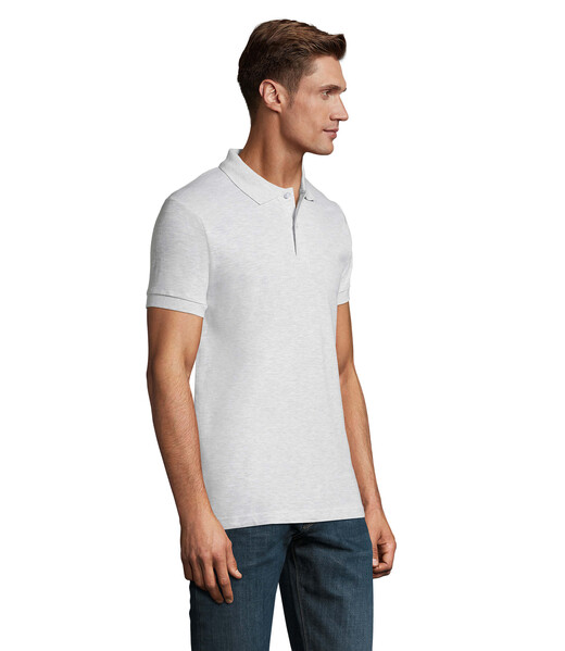 PERFECT MEN Polo homen 180g - CinzaM