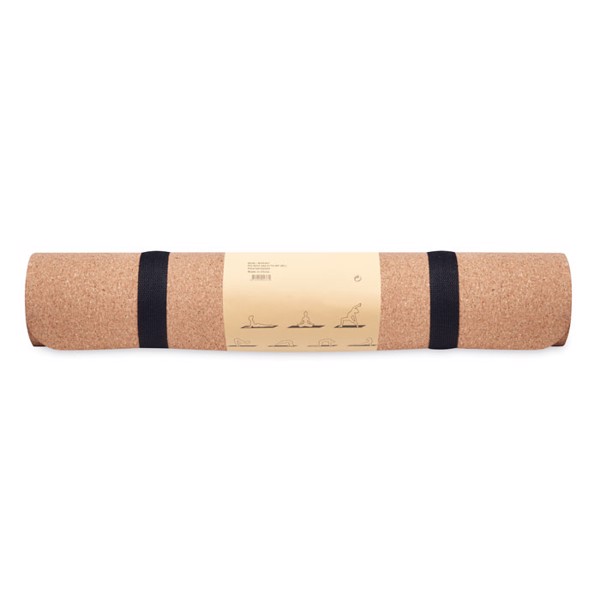 Savasana podloga za jogo pluta, TPE, 183x61 cm