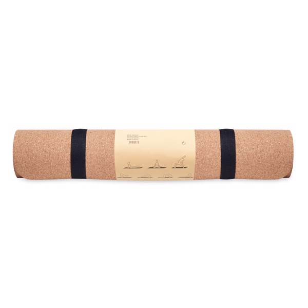 MB - Cork yoga mat Savasana
