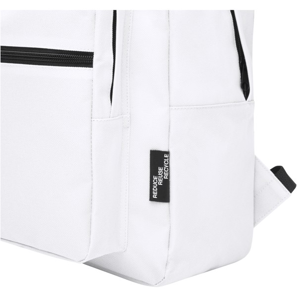 Retrend GRS RPET-Rucksack 16L - weiss