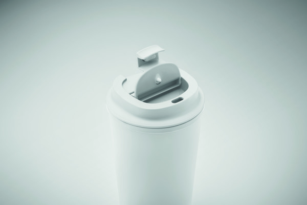 Gobelet double paroi 350ml Beibaku - Blanc