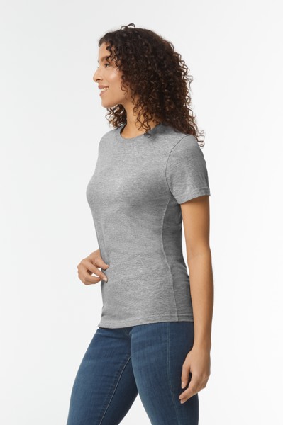 Softstyle™ Midweight Women's T-Shirt - Pitch Black / 3XL