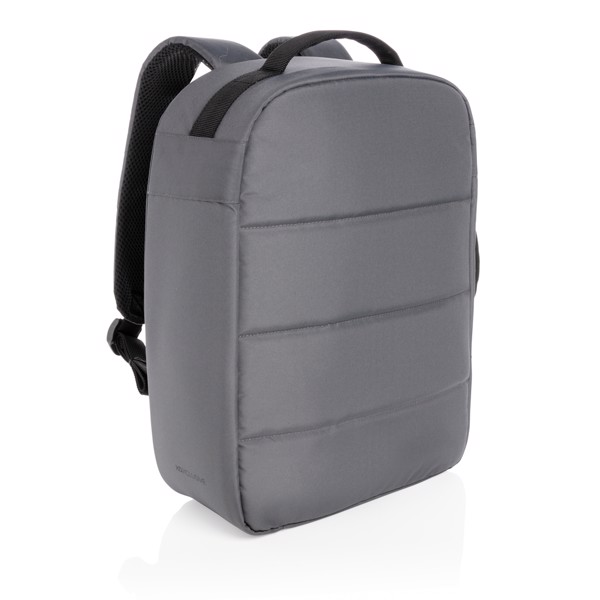Nedobytný batoh na 15.6" notebook Impact z RPET AWARE™ - Antracitová
