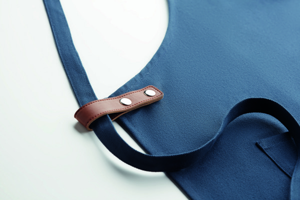 Grembiule in cotone organico Nagpur Colour - Blu