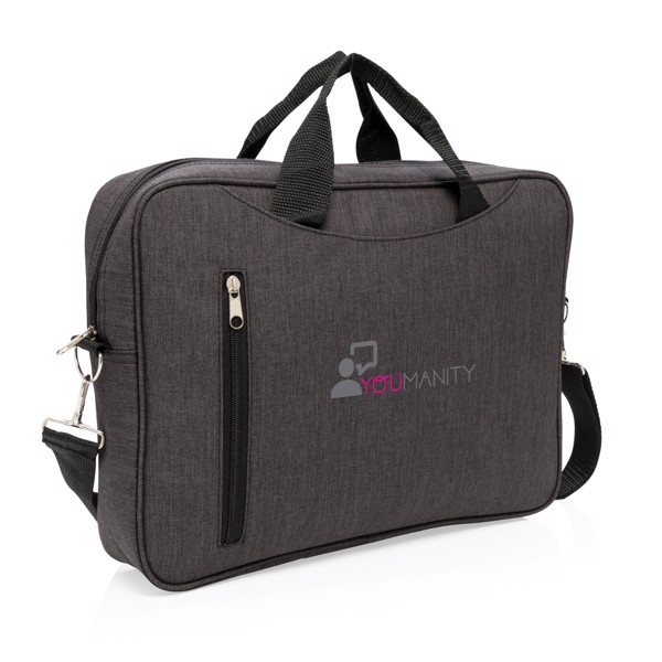 Xd Collection torba za prenosnik 15 inch, 600D poliester - Antracit