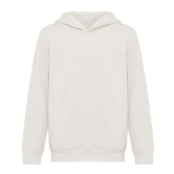 Dětská mikina s bočními kapsami Iqoniq Yengo z rec. bavlny - Ivory White / 1112