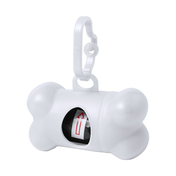 Dog Waste Bag Dispenser Pobba - White