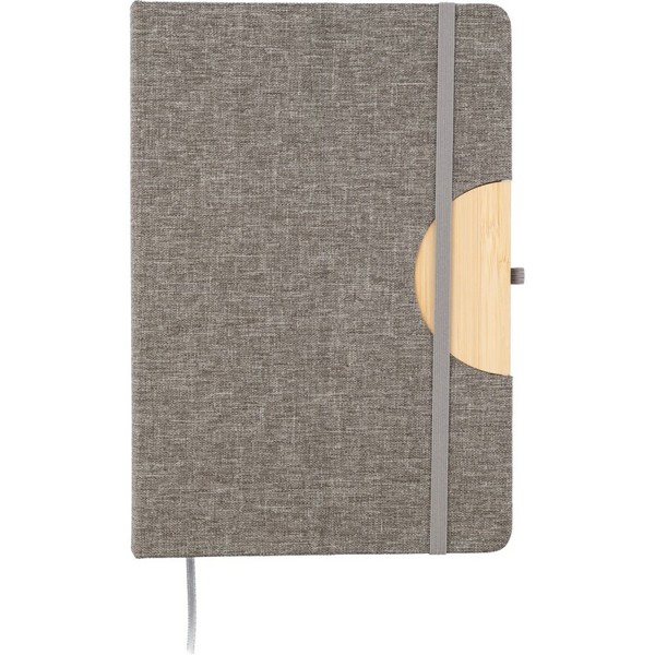 Notebook approx. A5 RPET - grey