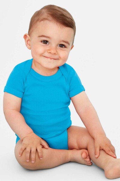 Sol's Bambino - Baby Bodysuit - Aqua / 3/6M