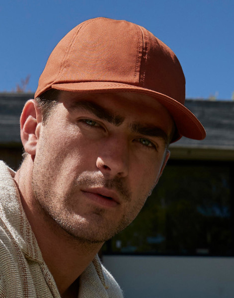Organic Cotton 6 Panel Cap - Graphite Grey / ONE SIZE