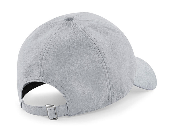 Faux Suede 6 Panel Cap - Black / ONE SIZE