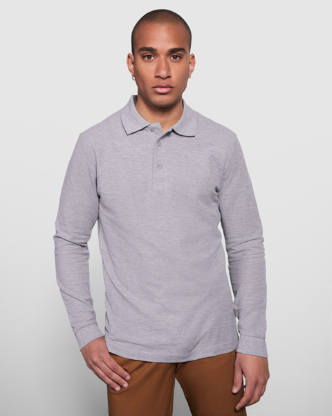 Polo Estrella Manga Larga T - Negro / S