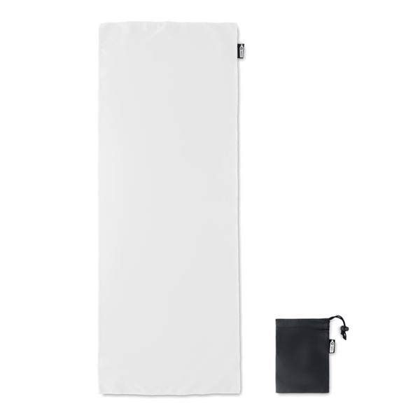 RPET sports towel and pouch Tuko Rpet - White