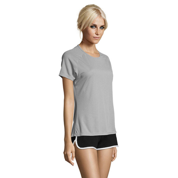 SPORTY T-SHIRT SENHORA 140g Sporty Women - Cinza PuroM