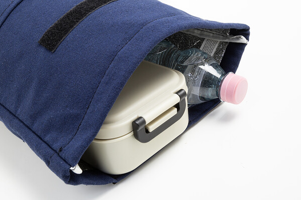 Sac isotherme en canvas recyclé Rekan Cool - Bleu