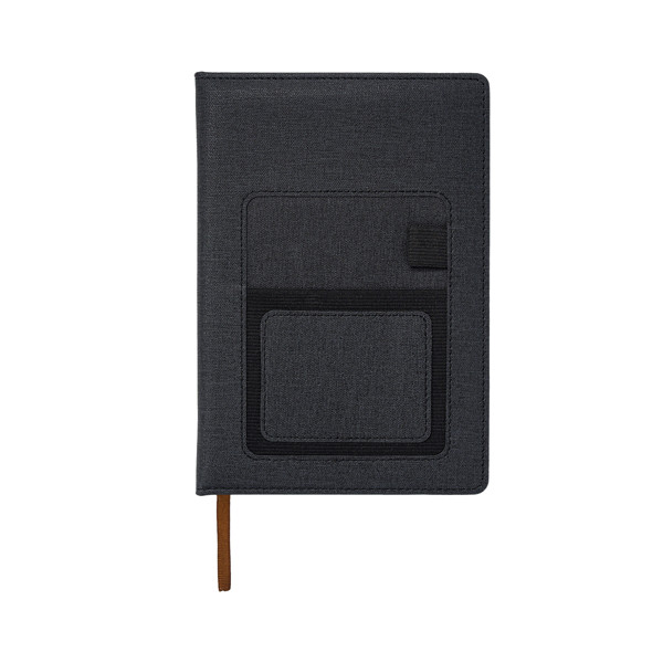 Irun notepad with pocket - Black