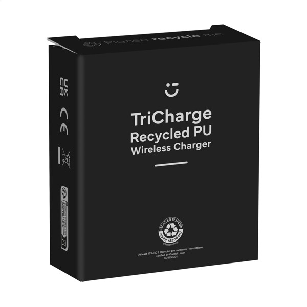 TriCharge RCS Recycled PU Wireless Charger chargeur
