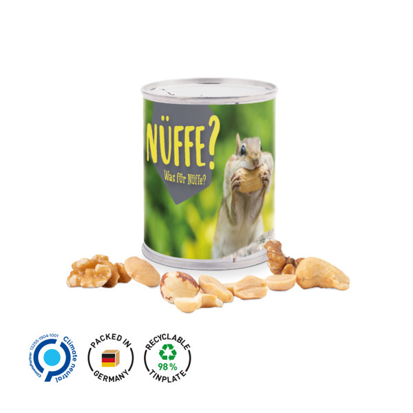 Snack Dose, Weiß / Nuss-Cocktail-Mix, 50 G