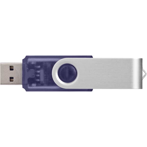 Clé USB 3.0 Rotate translucide - Bleu / 32GB