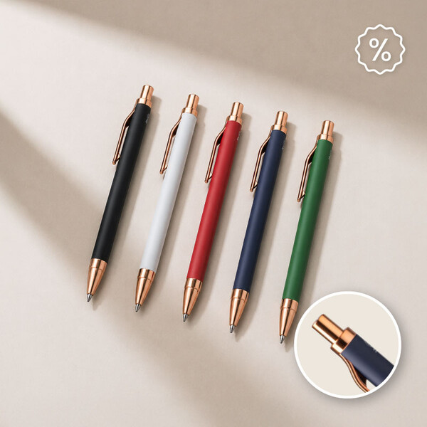 Esferográfica de Metal - branco