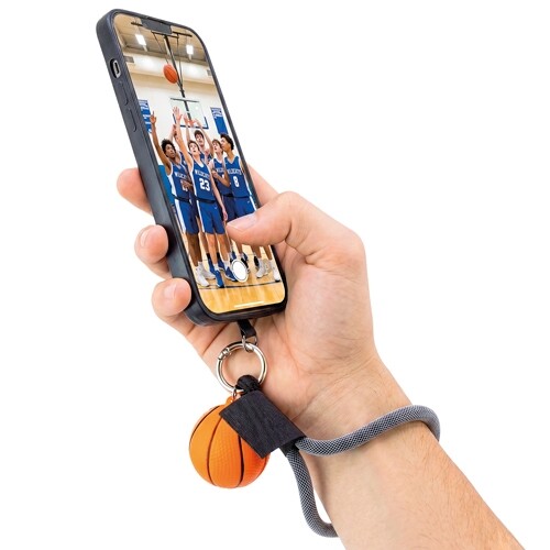 SPORTS MOBILE PHONE HOLDER WITH LANYARD "BLASIS" (BASKET)
