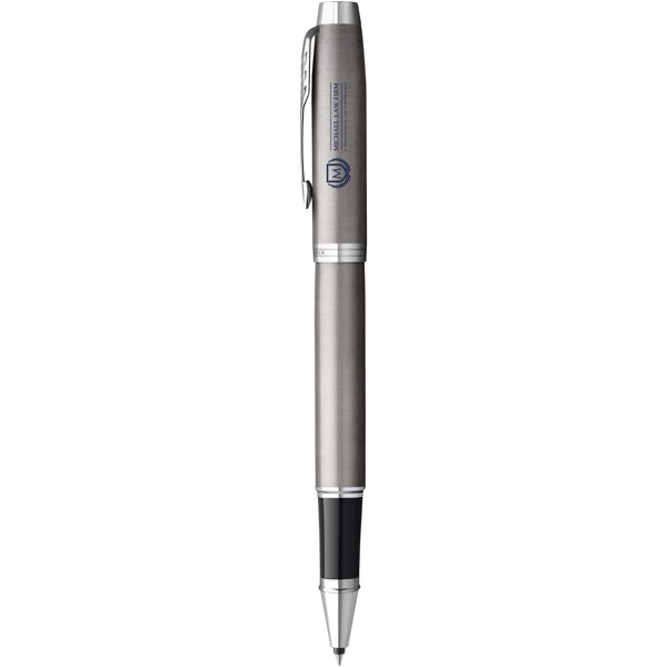 Stylo roller IM Parker (encre noire) - Argent