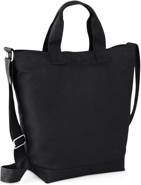 Canvas Tasche BagBase | BG 673 - Black / onesize
