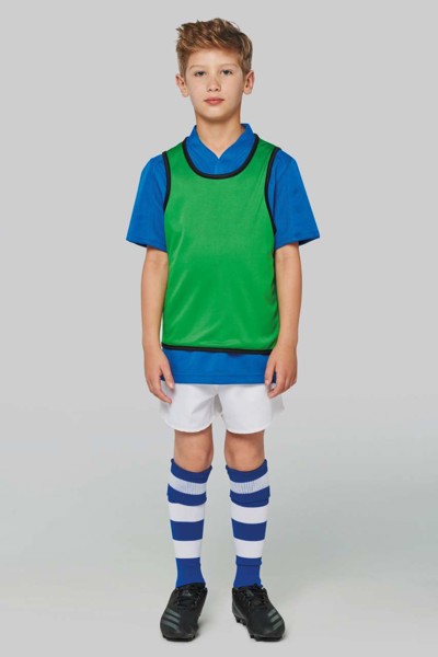 Kid's Reversible Rugby Bib - Sporty Royal Blue / Green / 10/14