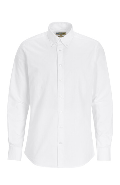 Cottover Gots Oxford Shirt L/S Man white 44