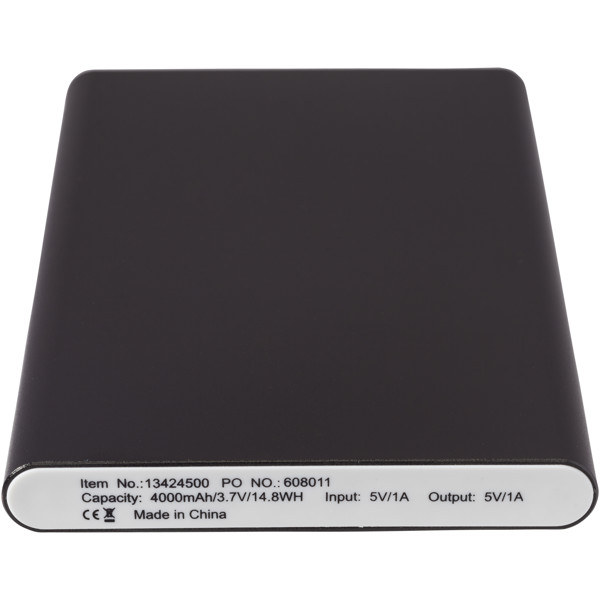 Batterie de secours en aluminium 4000 mAh Pep - Noir