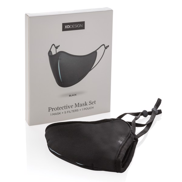 XD DESIGN Masken-Set - Schwarz / Blau