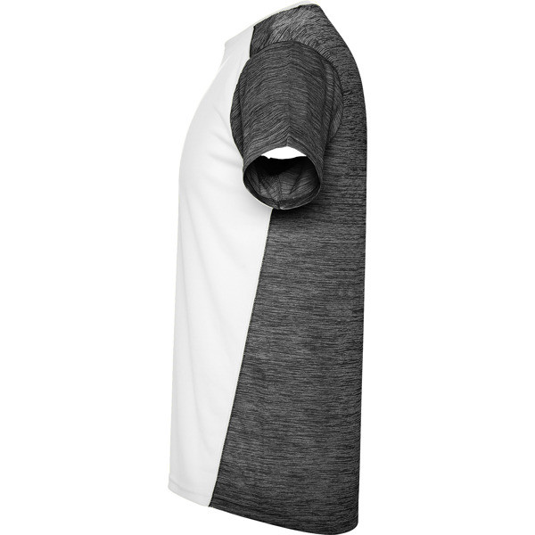 T-Shirt Zolder - WHITE/HEATHER BLACK / S