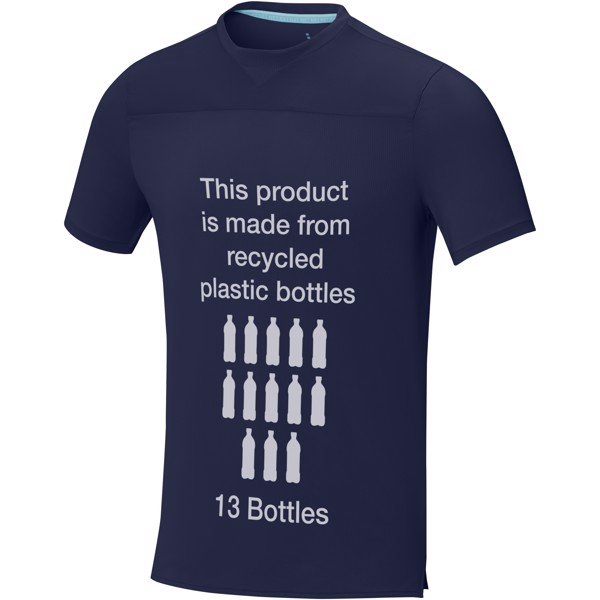 T-shirt cool fit de manga curta de GRS reciclado para homem de 160 g/m² Borax - Azul marinho / L
