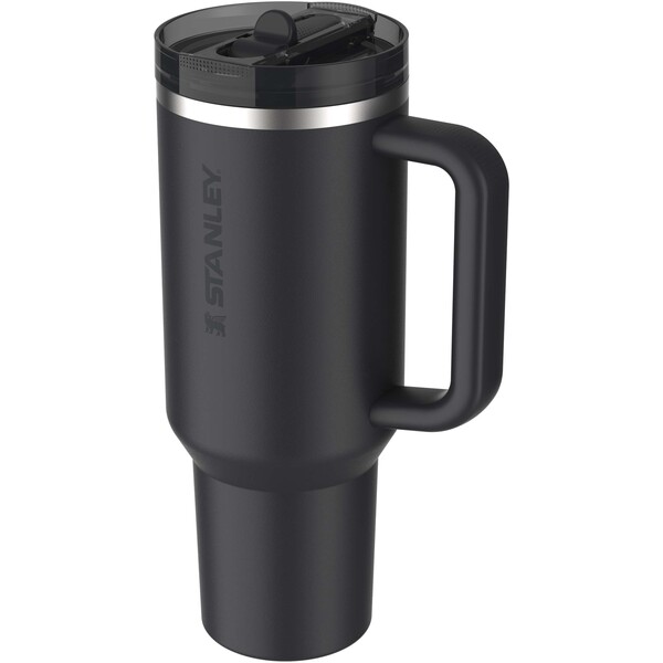 Stanley Quencher® ProTour 1180 ml recycled stainless steel insulated flip straw tumbler - Black