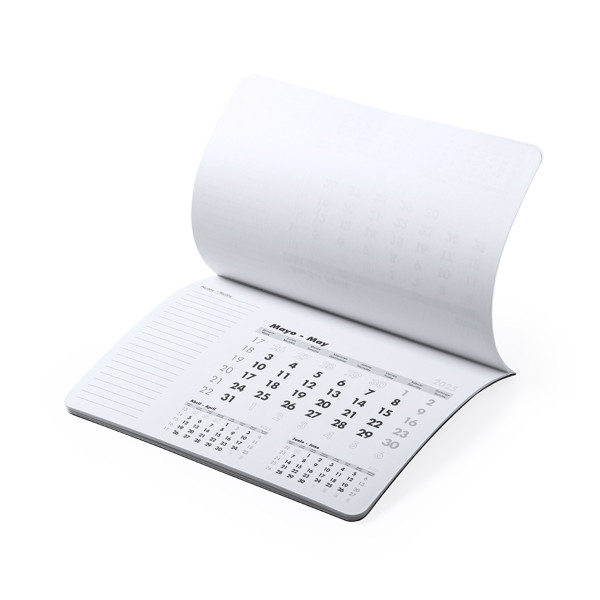 Tapis Souris Calendrier Rendux - Blanc