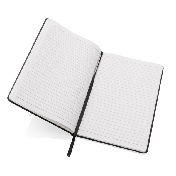 Taccuino A5 crafstone in carta kraft e pietra riciclati - Nero