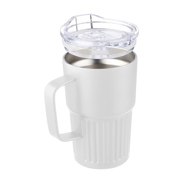 Drinking mug Calo | Recycled stainless steel | 450 ml - white