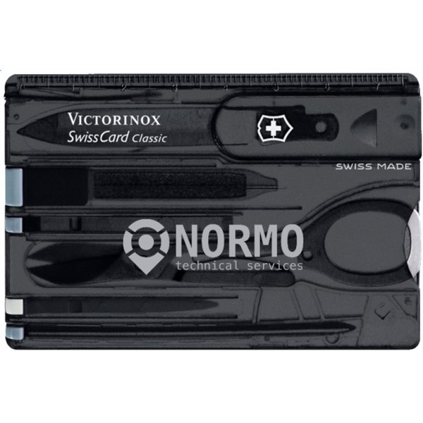 Victorinox Swisscard Classic - Transparent Black