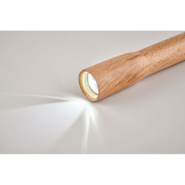 Wooden torch with COB light Teles