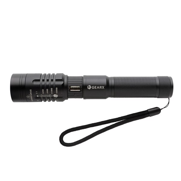 Gear X USB re-chargeable torch