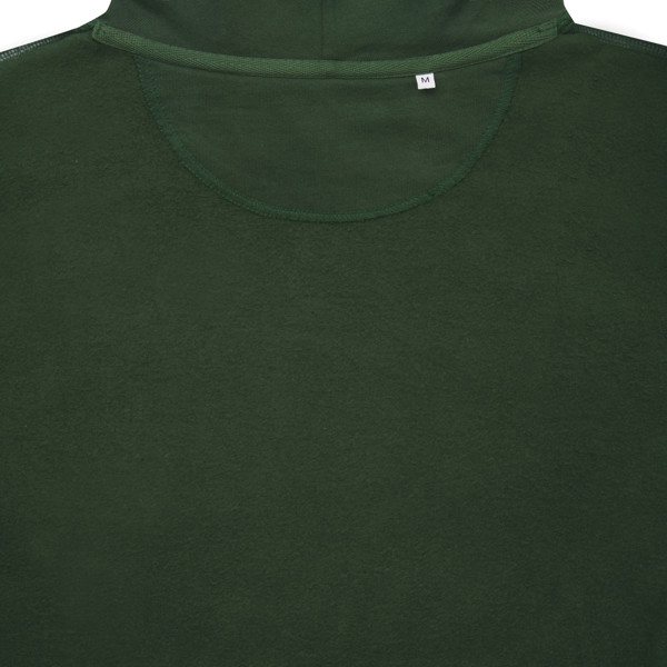 Sweat à capuche en coton recyclé Iqoniq Jasper - Forest Green / S