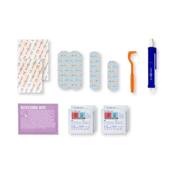 MyKit Tick First Aid Kit with paper pouch - Kraft Brown