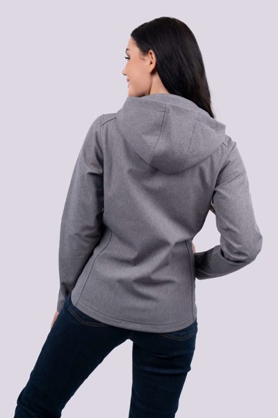 Women’S 3-Layer Detachable Hooded Softshell Jacket - Black / M