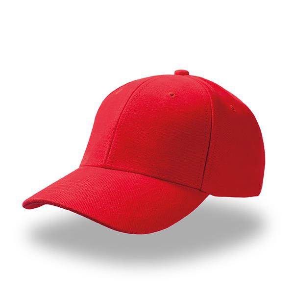 Boné Pilot, 100% Algodão Escovado - Vermelho