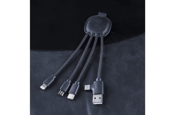 Xoopar Iné charging cable, NFC,recycled leather
